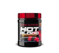Scitec Nutrition Hot Blood Hardcore - Fórmula para antes del entrenamiento | Con matriz de aminoácidos - Con creatina - BioPerine® - Cafeína de diversas fuentes - 375 g, Grosella negra-Baya de goj