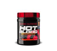 Scitec Nutrition Hot Blood Hardcore - Fórmula para antes del entrenamiento | Con matriz de aminoácidos - Con creatina - BioPerine® - Cafeína de diversas fuentes - 375 g, Ponche tropical