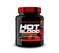 Scitec Nutrition Hot Blood Hardcore - Fórmula para antes del entrenamiento | Con matriz de aminoácidos - Con creatina - BioPerine® - Cafeína de diversas fuentes - 700 g, Ponche tropical