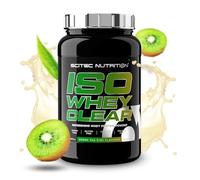 Scitec Nutrition Iso Whey Clear - Bebida proteica refrescante - Sin azúcar - Sin lactosa - Sin gluten - Sin aceite de palma, 1025 g, Té verde-kiwi con edulcorantes