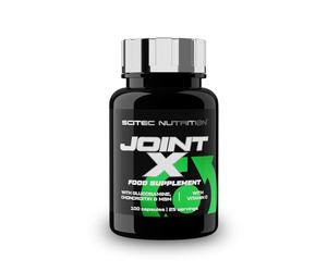 Scitec Nutrition Joint-X, Complemento alimenticio a base de sulfato de glucosamina, gelatina, sulfato de condroitina, MSM y vitamina C, 100 cápsulas