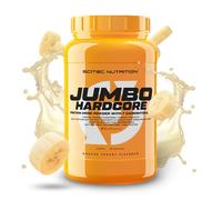 Scitec Nutrition Jumbo Hardcore - Matriz de proteínas y de carbohidratos | Alto contenido proteico - Superalimentos - Creatina y aminoácidos - Sin gluten ni lactosa - 1530 g, Plátano-joghur