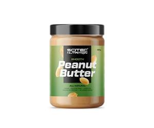 Scitec Nutrition Mantequilla de Cacahuete - Sin Aceite de Palma - Vegana - Baja en Sal - Fuente de Proteína - Baja en Azúcar - Aumento Natural de Energía, 400 g, Suave