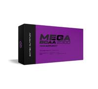 Scitec Nutrition Mega BCAA 2300 - Aminoácidos Esenciales - 2:1:1 L-Leucina, L-Isoleucina, L-Valina con Vitaminas, 120 Cápsulas