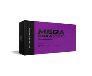 Scitec Nutrition Mega BCAA 2300 - Aminoácidos Esenciales - 2:1:1 L-Leucina, L-Isoleucina, L-Valina con Vitaminas, 120 Cápsulas