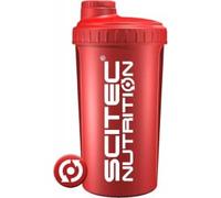 Scitec Nutrition Shaker, Batidora de proteínas, sin BPA, 700 ml, MAD Rojo