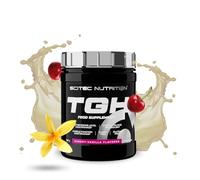 Scitec Nutrition TGH - Testosterona avanzada Optimizer bebida en polvo, la energía y la vitalidad - sin azúcar y sin gluten Fórmula, 300g, Cereza-Vainilla