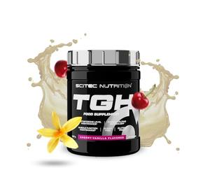 Scitec Nutrition TGH - Testosterona avanzada Optimizer bebida en polvo, la energía y la vitalidad - sin azúcar y sin gluten Fórmula, 300g, Cereza-Vainilla