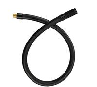 sciuU 40cm Extension Tube Hose for Portable Air Compressors - Rotary Valve | Schrader American Valve Locking Adapter - Air Pump Inflator Replacement Hose for Car Motorcycle Tyre, compatible with Bosch