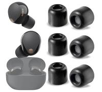 sciuU Almohadillas de Auriculares Aislantes del Ruido [3 Pares] Compatible con Sony WF-1000XM5, Puntas de Espuma Viscoelástica con Filtro Antipolvo, Reducción del Ruido y Mejora del Sonido - L