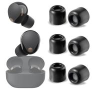 sciuU Almohadillas de Auriculares Aislantes del Ruido [3 Pares] Compatible con Sony WF-1000XM6 WF-1000XM5, Puntas de Espuma Viscoelástica con Filtro Antipolvo, Reducción del Ruido y Mejora del Sonido