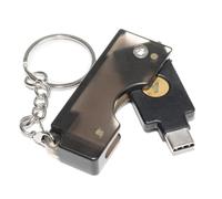 sciuU Funda Compatible con Yubico Security Key USB-C, YubiKey 5C NFC | Carcasa protectora compatible con Yubico Security Key NFC (USB-C)/ YubiKey 5C. Resistente a arañazos, 7g, uso NFC directo