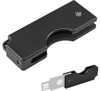 sciuU Funda Giratoria Protectora Compatible con Yubico YubiKey 5 USB-A NFC | Carcasa Protección Plegable en Aleación aluminio, Protector para Security Key, llavero, Antirrayas, 12g ligero, bloqueo RFID