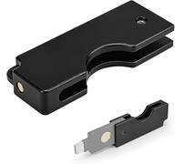 sciuU Funda Metálica con Diseño Plegable Giratorio Compatible con Yubico Security Key C NFC/YubiKey 5C NFC / 5C NFC FIPS, USB-A - Carcasa de Aleación de Aluminio Protectora Resistente a los Arañazos