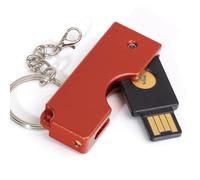 sciuU Funda Metálica con Diseño Plegable Giratorio Compatible con Yubico Security Key NFC/YubiKey 5 NFC / 5 NFC FIPS, USB-A - Carcasa de Aleación de Aluminio Protectora Resistente a los Arañazos
