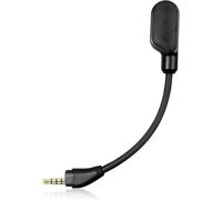 sciuU Micrófono de Repuesto Compatible con HyperX Cloud III con Cable e Inalámbrico - Micrófono Desmontable con Cancelación de Ruido e Indicador LED de Silencio para Chat de Voz Claro en Juegos