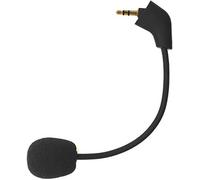 sciuU Micrófono Repuesto Compatible con HyperX Cloud II, Cloud & CloudX | Micrófono de juego 3,5mm extraíble compatible con HyperX Cloud Core & Pro. Cancelación de ruido, mástil flexible. (No Alpha)