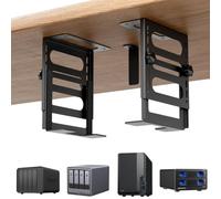 sciuU Soporte Bajo Mesa, Soporte de Pared y Techo - Ajustable 12,7-24,7cm