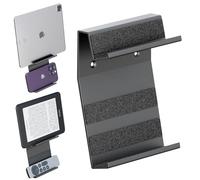 sciuU Soporte de Pared con 2 Ranuras para Teléfonos, Tablets, E-Readers, Mandos - Estante Metálico Universal para Dispositivos <18 mm Grosor - Organizador Versátil para Casa/Oficina/Dormitorio