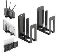 sciuU Soporte de Pared - Estante Dual-Layer para 2 Dispositivos < 38 mm