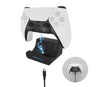 sciuU Wall Mount Charging Station Compatible with PS5 DualSense Controller, Gamepad Charger Dock with 1m USB Type-C Cable, Support Overcharging Protection, fit Playstation 5 Dual Controller