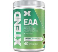 Scivation XTEND EAA - Polvo de aminoácidos | Manzana y Frambuesa | 40 porciones para hidratación y rendimiento físico | 9 aminoácidos esenciales + polvo de recuperación de electrolitos añadidos para