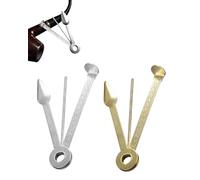 SCJJZ 2 paquetes Herramienta de limpieza de metal para pipa de fumar 3 en 1 tubos de tabaco multifunción escariador Tamper Pokers herramienta de regalo para hombres, gadgets de Navidad, amigo