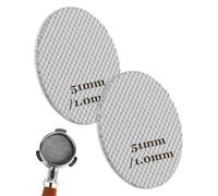SCJJZ 2 piezas Puck Screen 51 mm, filtro espresso para portafiltros, 1 mm de grosor, acero inoxidable 316, 150 μm, reutilizable, filtro de café para cafetera espresso