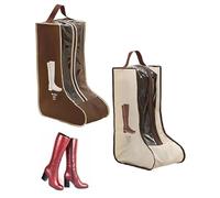 SCJJZ Bolsas para zapatos,Bolsas de Almacenamiento portátiles para Botas a Prueba de Polvo,Botas Altas con Cremallera Organizador Bolsa para Zapatos,Bolsa de Zapatos portátil a Prueba de Polvo,2PCS