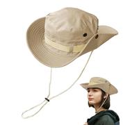 SCJJZ Cappello da sole, cappello da pescatore, cappello da sole da uomo e da donna, UPF 50+, con protezione per il collo, cappello da pescatore, spiaggia, pieghevole, cappello da safari, unisex