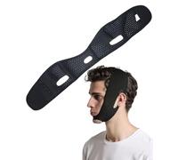 SCJJZ Cinturones de estiramiento facial,Reductor de Papada, Papada Reductor Hombres Mujer,mentonera,Vendaje Estiramiento Facial V Line Lifting Máscara Correa（1 pcs）