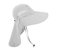 SCJJZ Gorra Nuca,Pesca de Cola de Caballo,Sombreros Para El Sol,UPF 50+,Sombrero de Sol de ala Ancha Unisex Resistente al Agua,Sombrero Trekking,Gorra con Protector de Cuello,Sombrero de Pesca