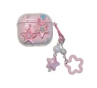 SCJLSDA Funda para Airpods Pro 3 (2025), diseño divertido de flores, mariposas, conchas marinas, niños, funda para auriculares Kawaii Ocean Animal para Airpod Pro de 3ª generación (D)