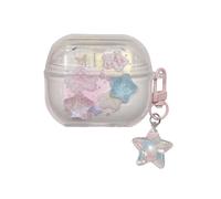 SCJLSDA Funda para Samsung Galaxy Buds 3 FE (2025) / Buds 3 Pro (2024) / Buds 3 (2024) con animales, bonito patrón de dibujos animados de gato, funda transparente para auriculares para niñas (C)