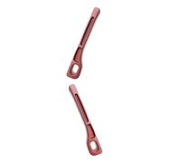 SCKCPNHNPP Consola Central Consola Palanca 2 Tiras Relleno Huecos Asientos Coche Tapones Laterales Tiras Relleno Prueba Fugas Todos Los Modelos Coche Cartera Soporte Teléfono(1 Pair For Red)