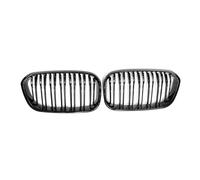 SCKCPNHNPP Delanteras Tipo Riñón para F20 F21 120i para LCI 1 Series 2015 2016 2017 Parrilla Frontal Negra Brillante Carreras 2 Listones