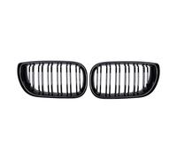SCKCPNHNPP Delanteras Tipo Riñón Parrilla Delantera Tipo Riñón Coche para Serie 3 E46 4 Puertas Años 2002-2005 Brillante Rejilla Doble Listón Capó Parrillas Carreras