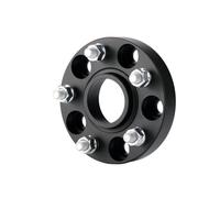 SCKCPNHNPP Espaciadores Centrados Buje para Focus para C-MAX para Taurus para Jaguar XJ XF XK 1 Pieza Adaptador Espaciador De Rueda PCD 5x108 CB 63.4 M12x1.5 Espaciadores Rueda(Black 25mm)