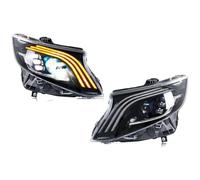 SCKCPNHNPP Faro Principal Delantero para Vito para Metris 2016-2023 Señal De Giro Secuencial Proyector LED Faros Delanteros Par Conjunto Lámpara Automática Faros Delanteros