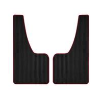 SCKCPNHNPP Mud Flaps Coche Guardabarros Universal Coche Ruedas Delanteras Traseras contra Salpicaduras para SUV Todoterreno Accesorios para Automóviles Camiones Guardabarros(2pcs Large Red)