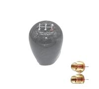 SCKCPNHNPP Perilla Palanca Cambios Perilla Palanca Cambios Fibra Carbono Real Carreras 5. ª Y 6. Velocidad Con Convertir Engranaje Automático En Manual Pomo Cambio Marchas(5th Speed)