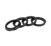 SCKCPNHNPP Separador Rueda 4 Piezas Plástico Coche 72.6 Mm Diámetro Exterior 57.1 Mm Diámetro Interior Anillos Centrales Rueda Espaciadores Centrales Espaciador Ruedas(66.6-57.1mm)