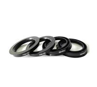 SCKCPNHNPP Separador Rueda 4 Piezas Rueda De Coche Universal 73.1-57.1mm 73.1-56.1mm 73.1 To 64.1 Anillos Centradores De Cubo Accesorios De Plástico ABS Negro Espaciador Ruedas(73.1-54.1 mm)