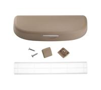 SCKCPNHNPP Soporte Gafas Antirayones Caja Almacenamiento para Gafas Sol Coche Estuche para Gafas De Sol para Ford para Edge para Explorer para Expedición para EVOS Porta Gafas Coche(Beige)