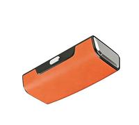 SCKCPNHNPP Soporte Gafas Antirayones Estuche Universal para Gafas De Coche Almacenamiento con Clip para Visera Accesorios Interiores para Sol Porta Gafas Coche(Orange)