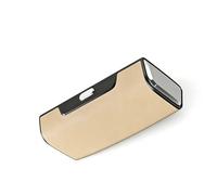 SCKCPNHNPP Soporte Gafas Antirayones Gafas De Sol Universales Y Clip De Almacenamiento En Estante En Caja De Protección De Gafas De Sombrilla De Coche Multifuncional Porta Gafas Coche(Beige)