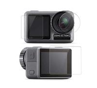 S ristal templado para cámara DJI OSMO Action 4K protector de pantalla de vidrio templado 9H película protectora de pantalla dual lente de cámara de película endurecida