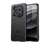 SCL Funda de teléfono para Redmi Note 14 Pro 5G y POCO X7 - Funda resistente a prueba de golpes con diseño de armadura de rejilla resistente, funda táctica militar, color negro