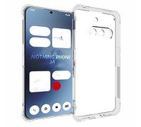 S unda para teléfono Nothing Phone 3a, a prueba de golpes, con esquinas de cojín de aire, diseño básico transparente delgado y transparente, funda de TPU transparente para Nothing 3a