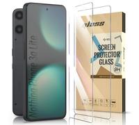 SCL Protector de pantalla para Nothing Phone 3a Lite, paquete de 3 unidades de vidrio templado Crystal Clear Series para Nothing Phone3a Lite, compatible con fundas, 9H
